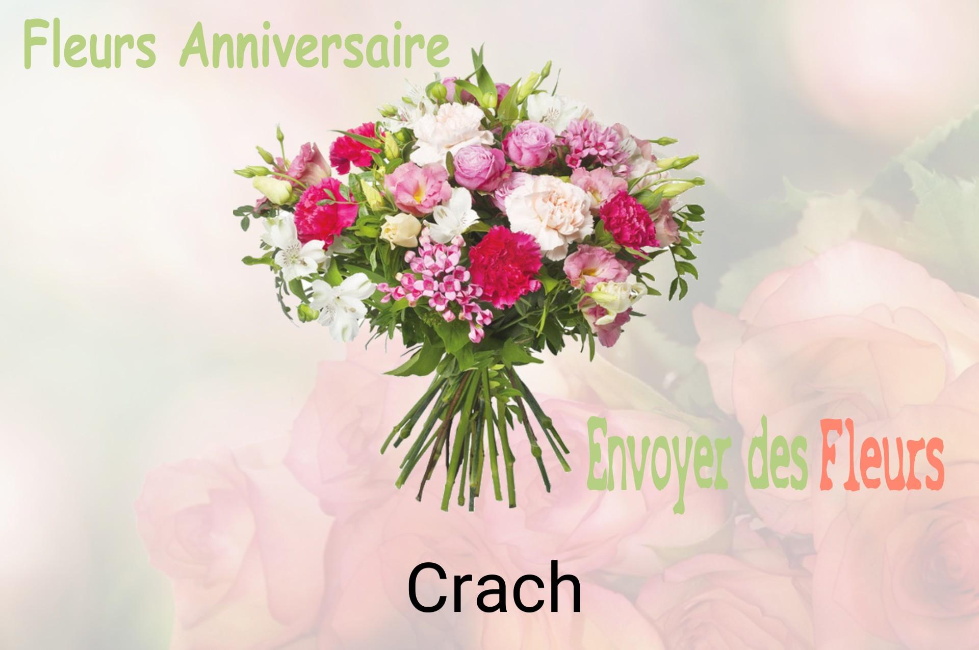 Bouquet de fleurs d’anniversaire livré à Crach